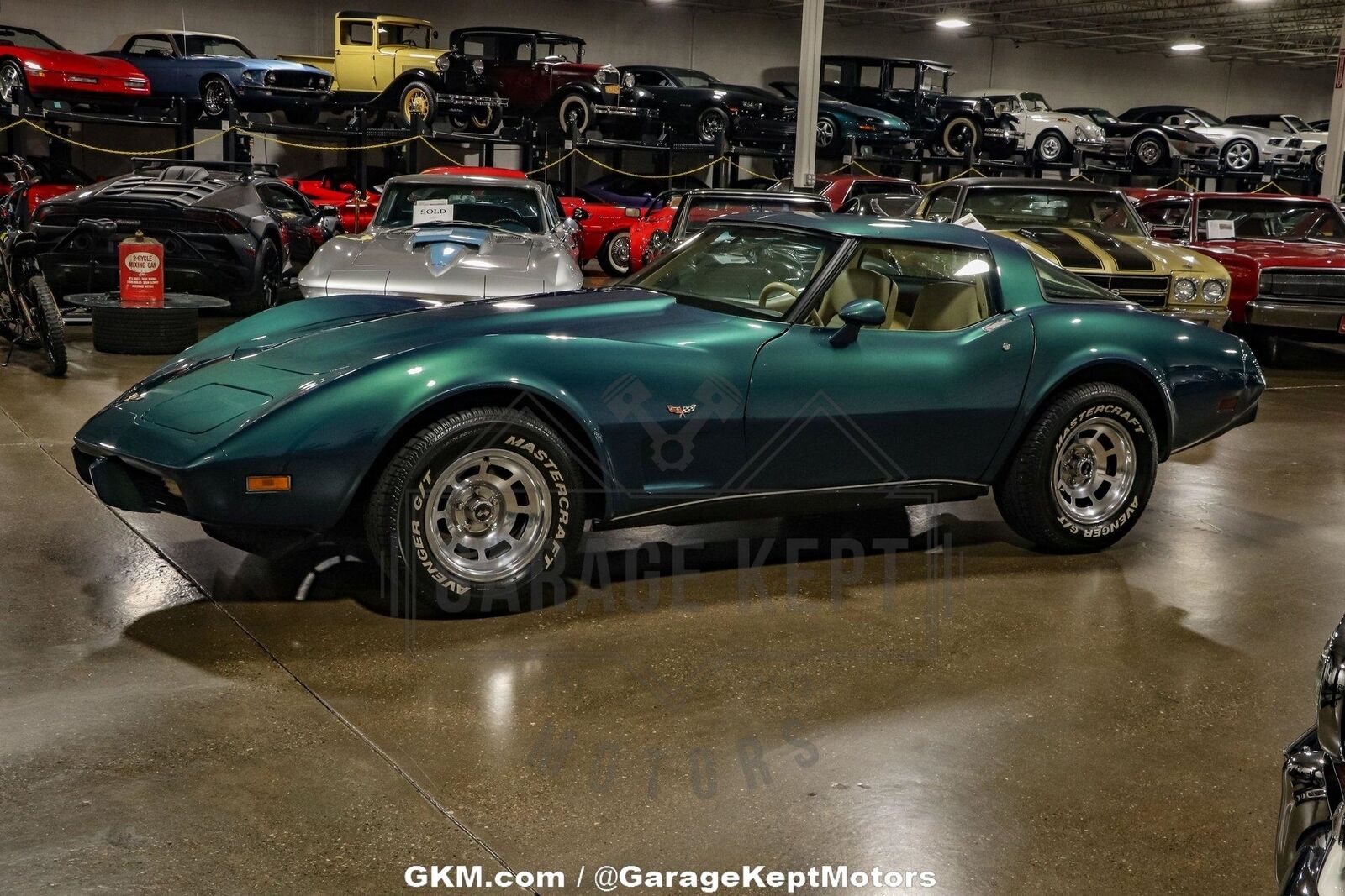 Chevrolet-Corvette-1979-Green-Tan-189156-8