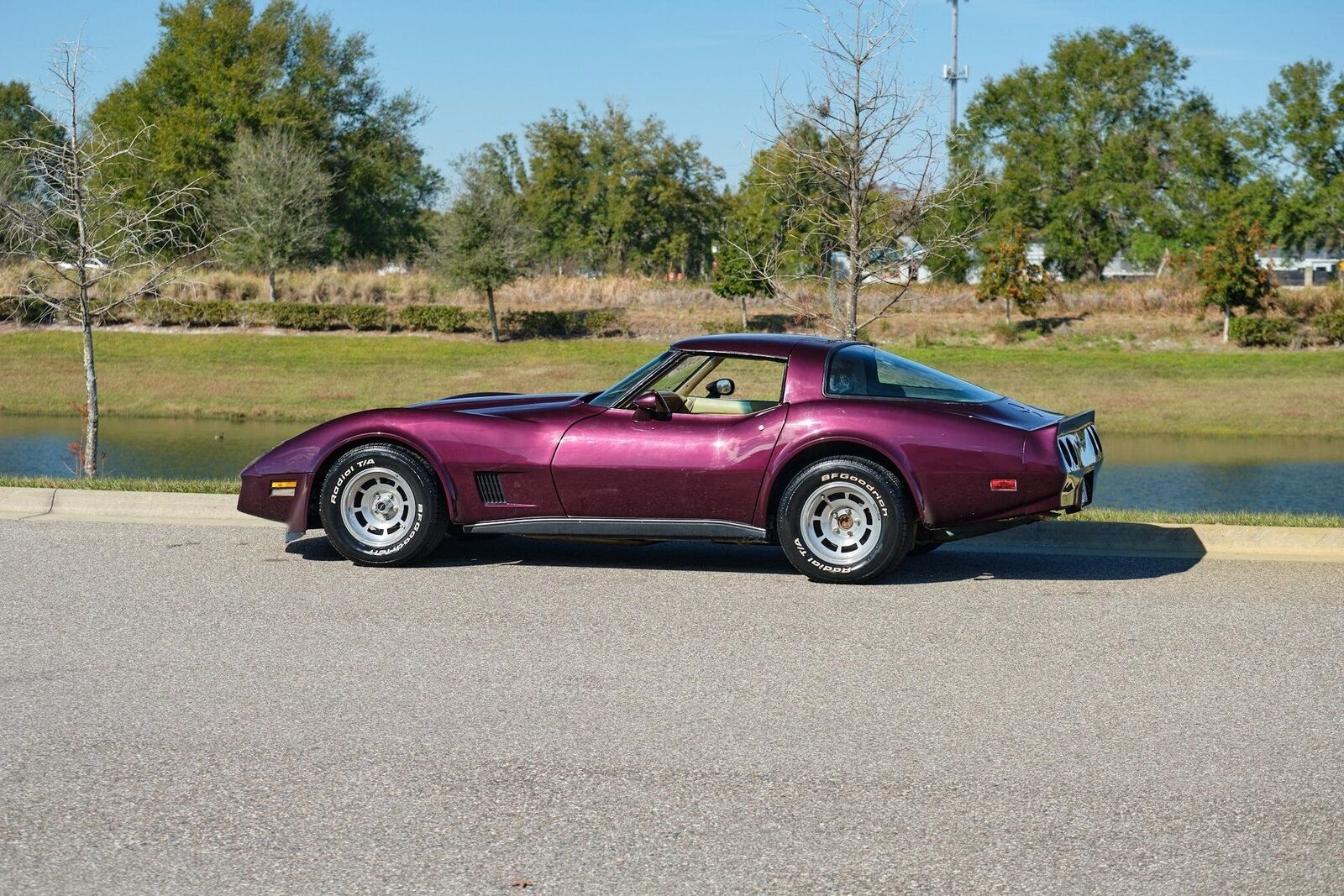 Chevrolet-Corvette-1980-Burgundy-Tan-3835-1