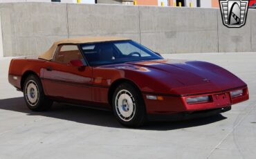 Chevrolet-Corvette-1986-Maroon-Tan-64760-11