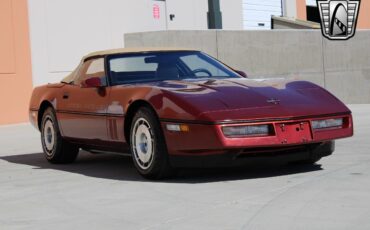 Chevrolet-Corvette-1986-Maroon-Tan-64760-4