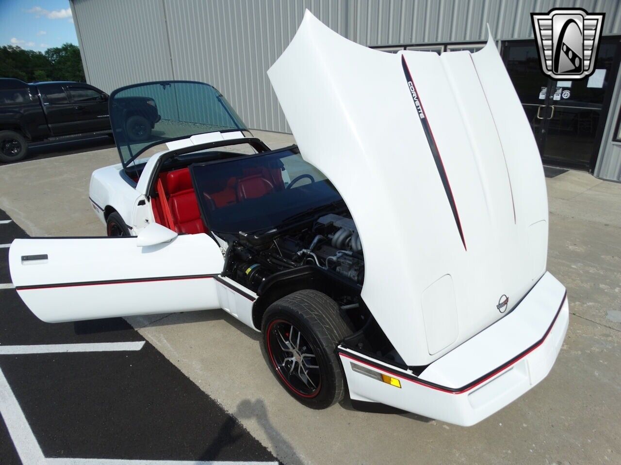 Chevrolet-Corvette-1989-White-Red-81457-11