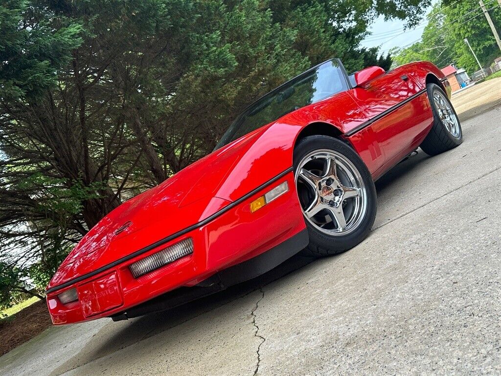 Chevrolet-Corvette-1990-Red-Black-20133-8