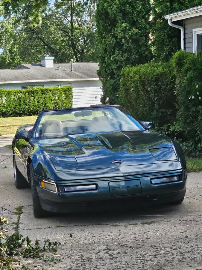 Chevrolet-Corvette-1992-green-160934-4