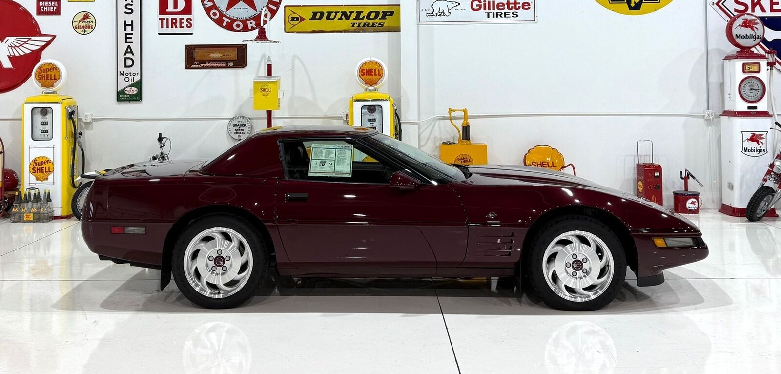 Chevrolet-Corvette-1993-Maroon-Red-349-4