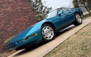 Chevrolet-Corvette-1995-Bright-Aqua-Metallic-Black-58871-2