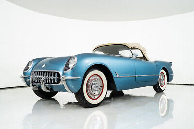 Chevrolet-Corvette-Cabriolet-1954-Blue-Tan-109152-13