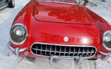 Chevrolet-Corvette-Cabriolet-1954-Red-Tan-82-1