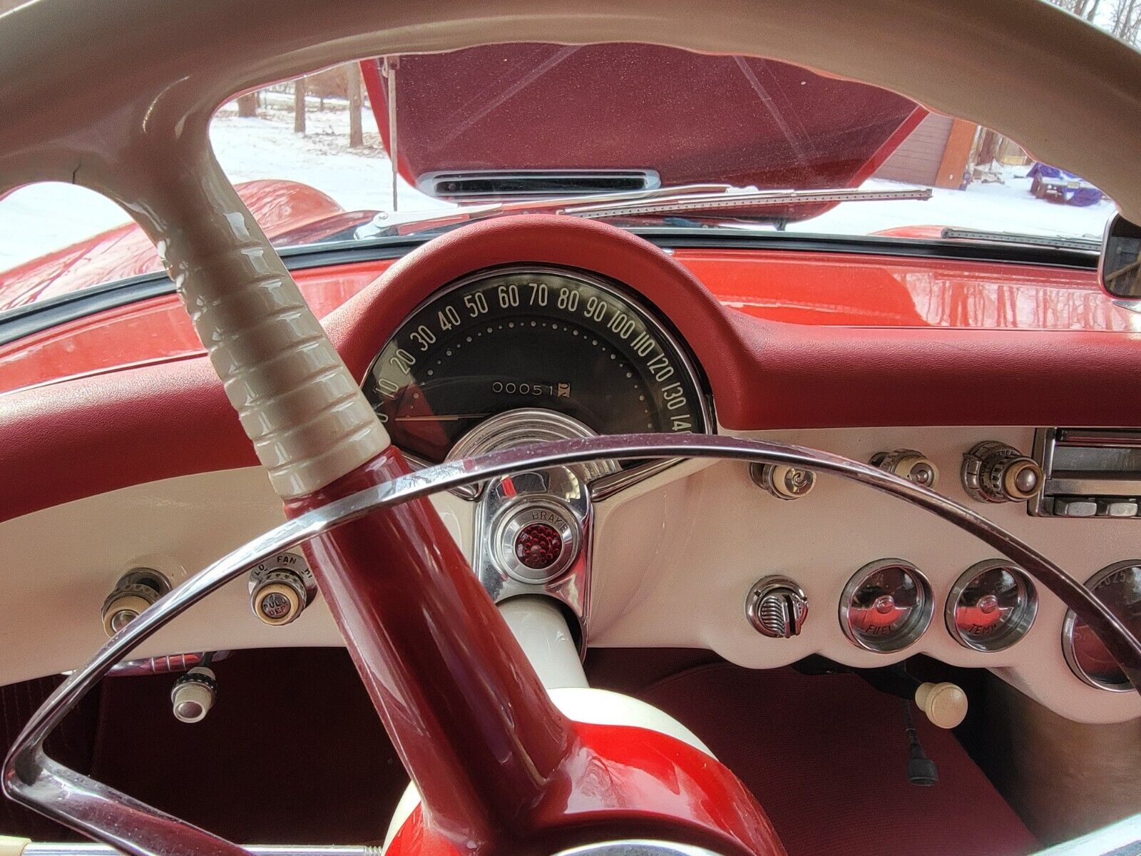 Chevrolet-Corvette-Cabriolet-1954-Red-Tan-82-18