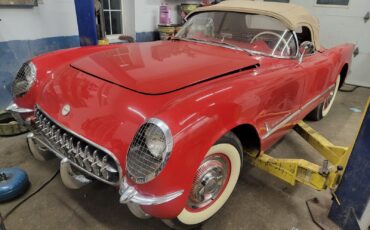 Chevrolet-Corvette-Cabriolet-1954-Red-Tan-82-2