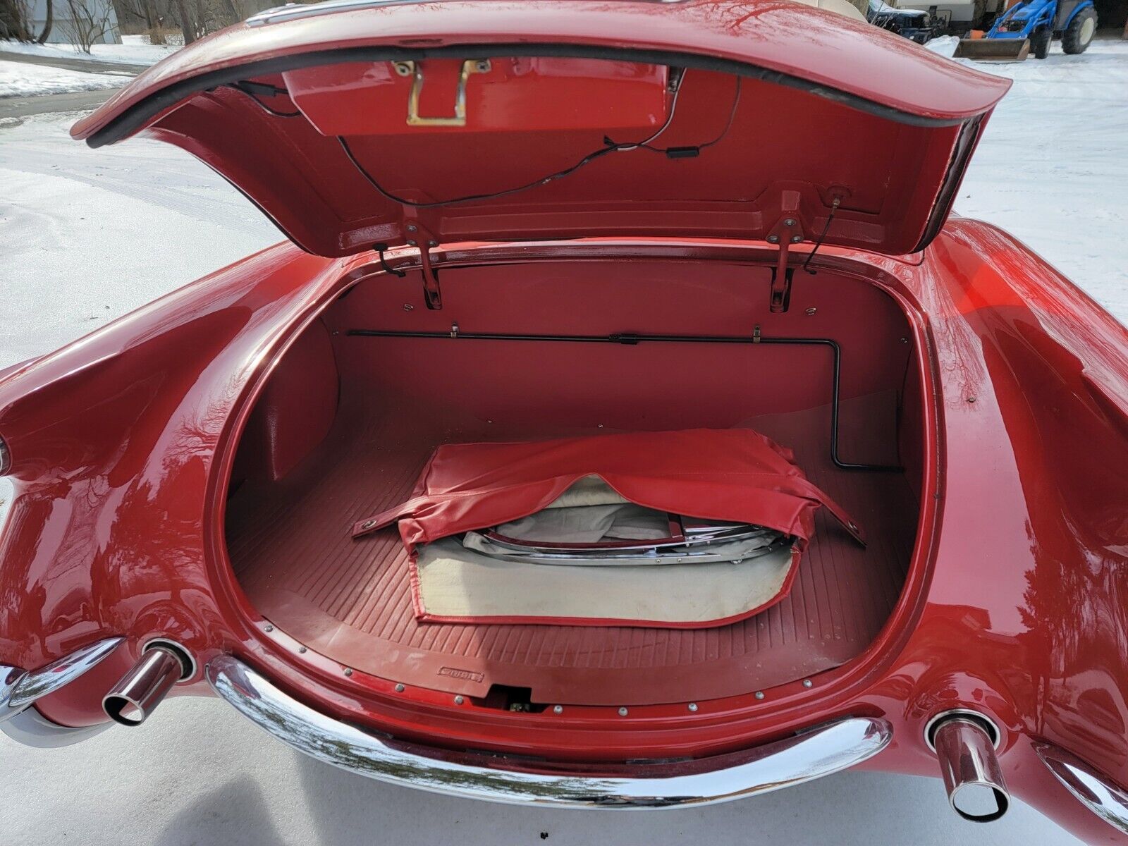 Chevrolet-Corvette-Cabriolet-1954-Red-Tan-82-7