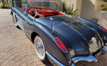 Chevrolet-Corvette-Cabriolet-1958-Gray-Red-31083-9