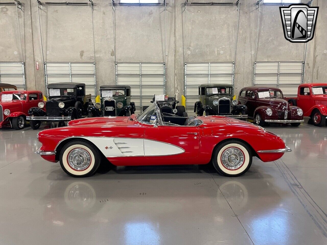 Chevrolet-Corvette-Cabriolet-1958-Red-Black-37889-3