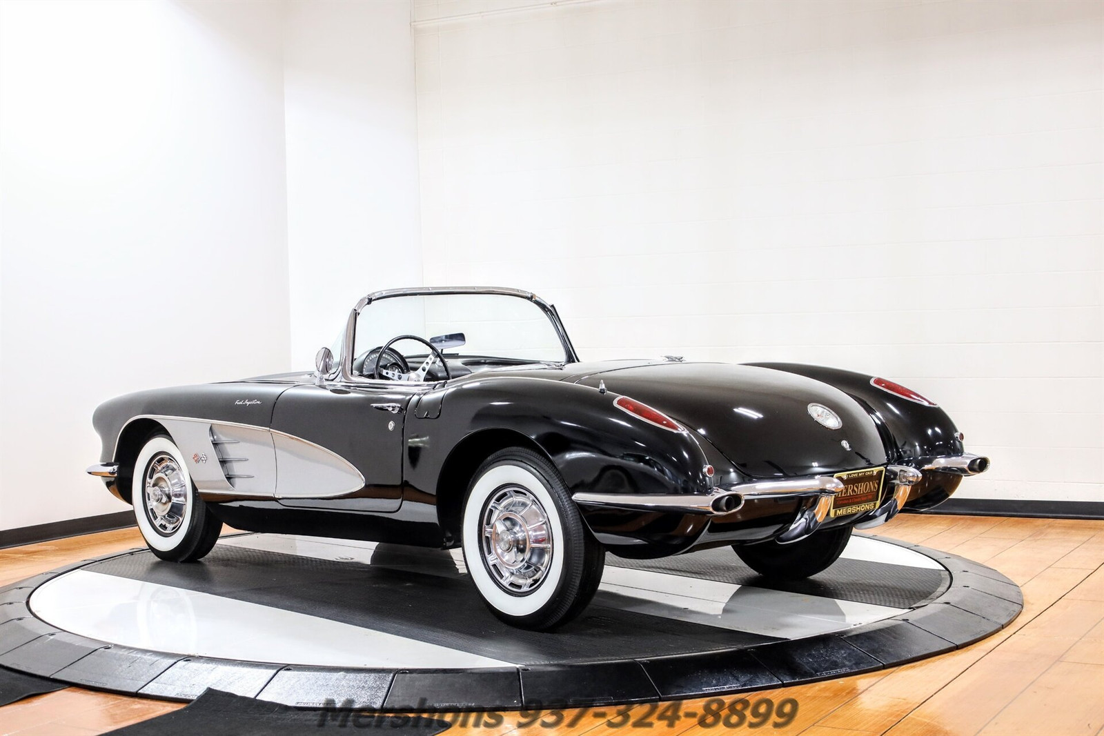 Chevrolet-Corvette-Cabriolet-1959-Black-Black-1748-4