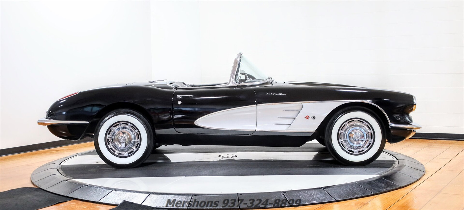 Chevrolet-Corvette-Cabriolet-1959-Black-Black-1748-7