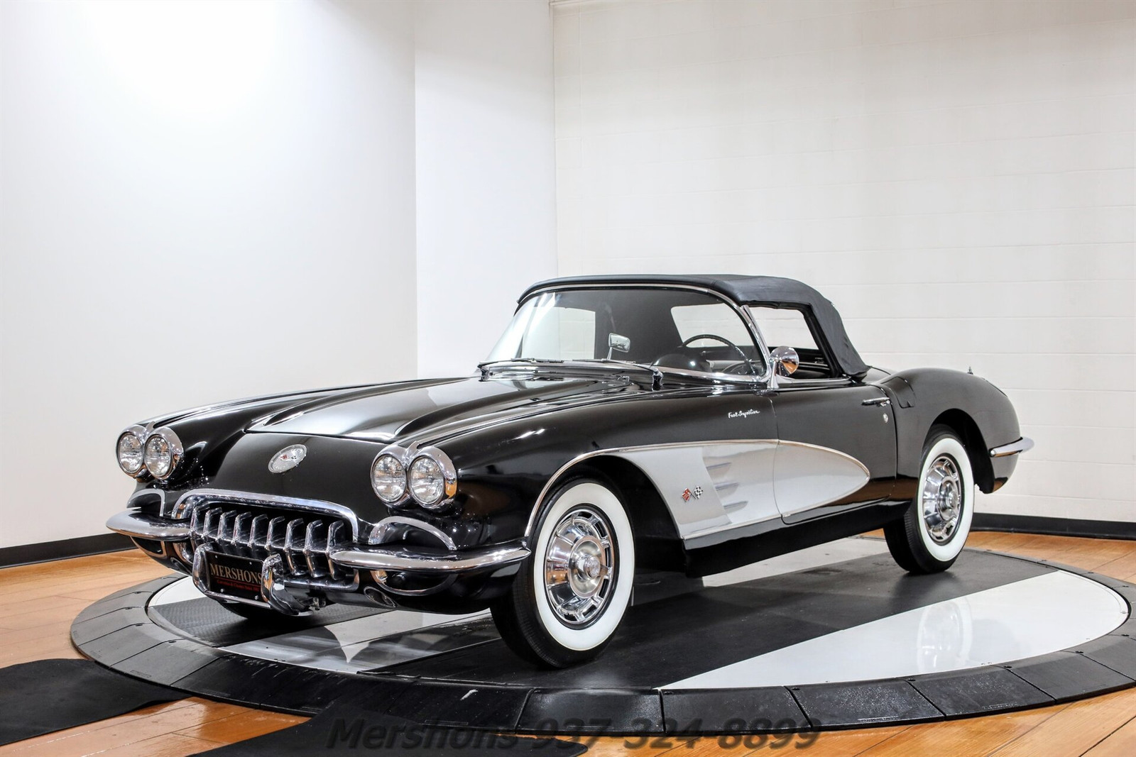 Chevrolet-Corvette-Cabriolet-1959-Black-Black-1748-9