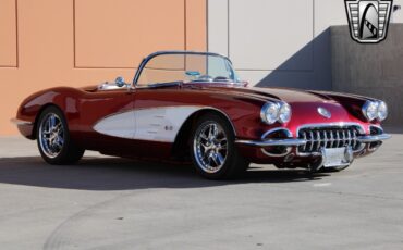 Chevrolet-Corvette-Cabriolet-1959-Red-Red-496-4