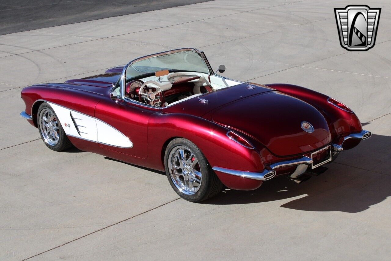 Chevrolet-Corvette-Cabriolet-1959-Red-Red-496-8