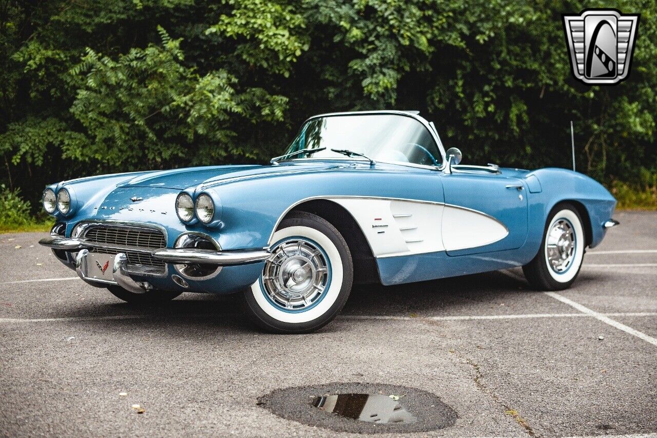 Chevrolet-Corvette-Cabriolet-1961-Blue-Blue-72594-4