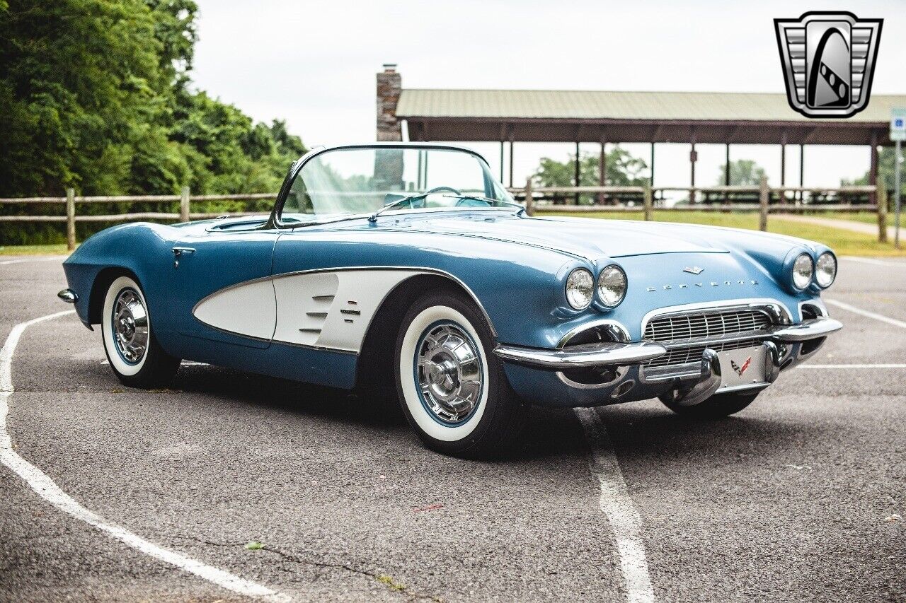 Chevrolet-Corvette-Cabriolet-1961-Blue-Blue-72594-7