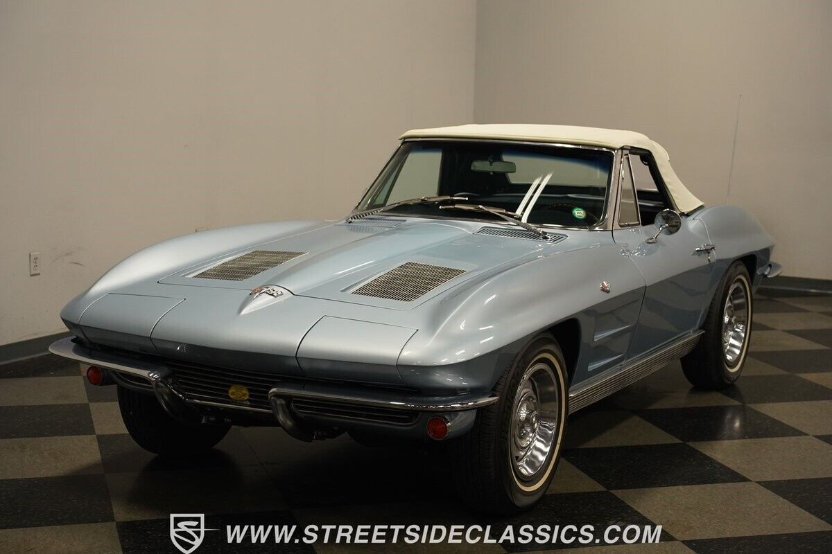 Chevrolet-Corvette-Cabriolet-1963-Blue-Blue-38214-22