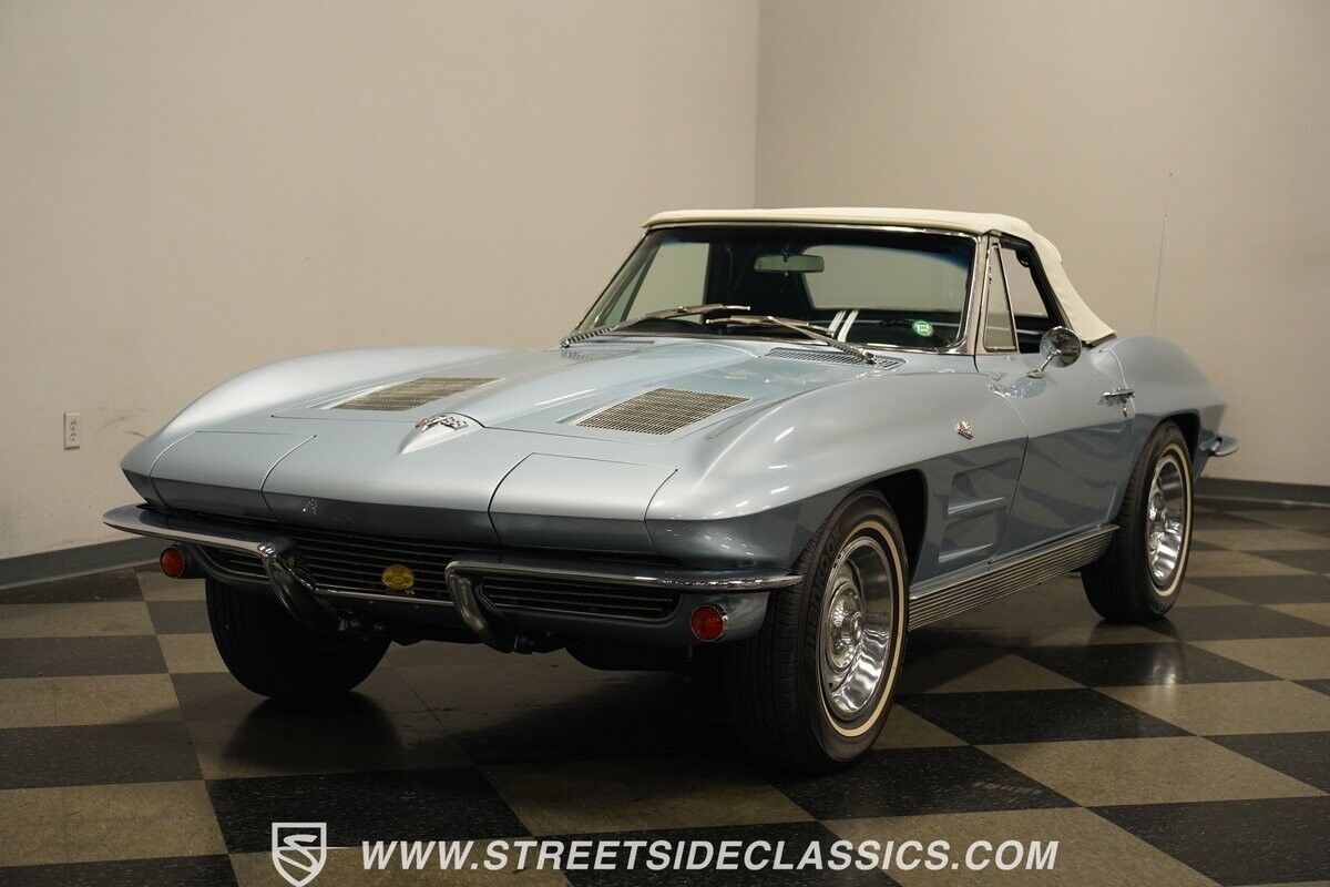 Chevrolet-Corvette-Cabriolet-1963-Blue-Blue-38214-6