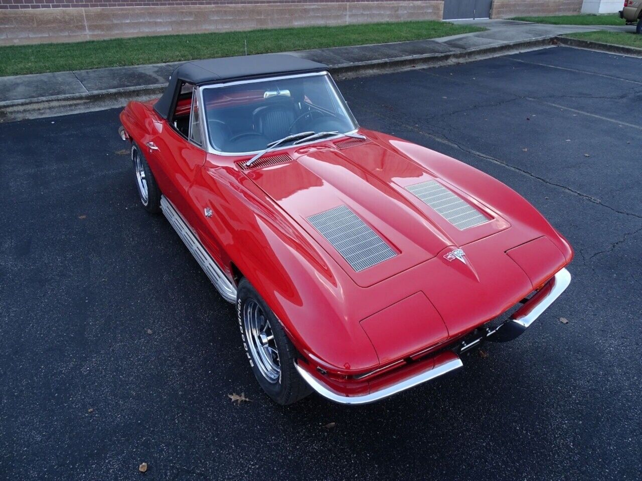 Chevrolet-Corvette-Cabriolet-1963-Red-Black-45968-8