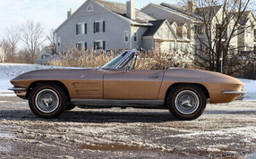 Chevrolet-Corvette-Cabriolet-1963-Tan-Tan-75034-2