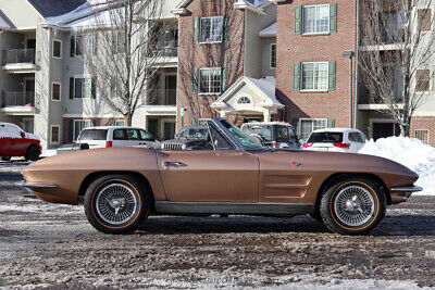 Chevrolet-Corvette-Cabriolet-1963-Tan-Tan-75034-8