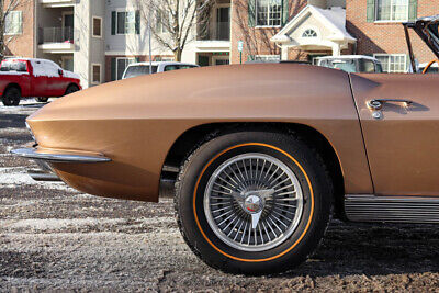 Chevrolet-Corvette-Cabriolet-1963-Tan-Tan-75034-9