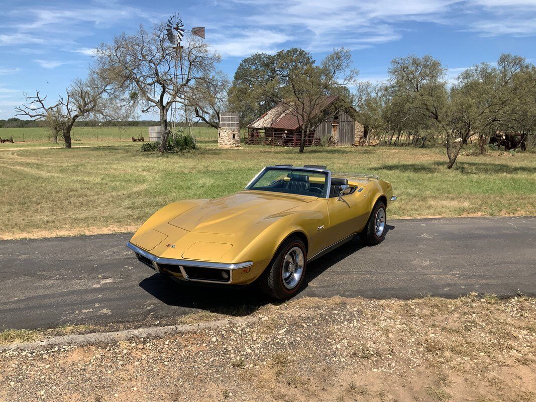 Chevrolet-Corvette-Cabriolet-1969-Gold-Black-88081-10