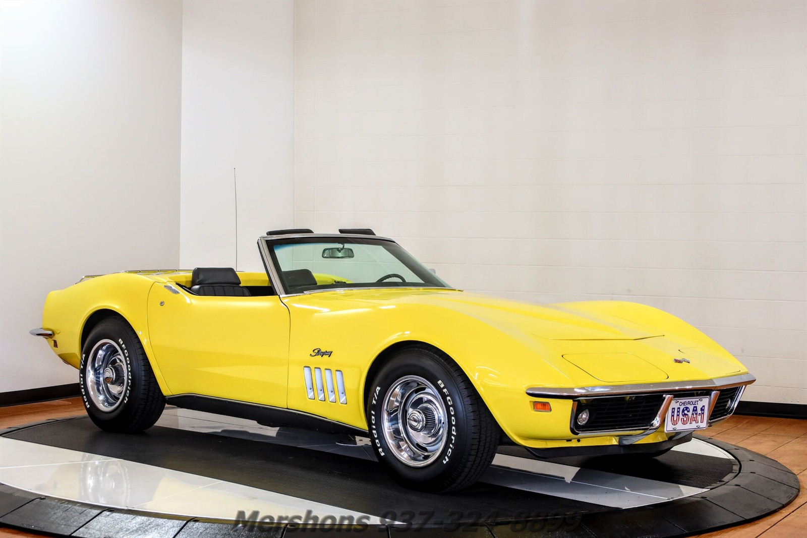 Chevrolet-Corvette-Cabriolet-1969-Yellow-Black-101992-6