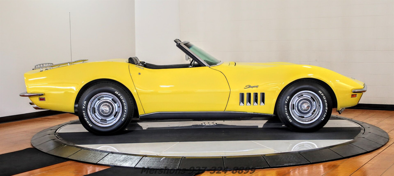 Chevrolet-Corvette-Cabriolet-1969-Yellow-Black-101992-7