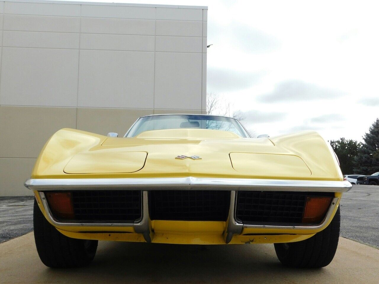 Chevrolet-Corvette-Cabriolet-1972-Yellow-Saddle-126530-7