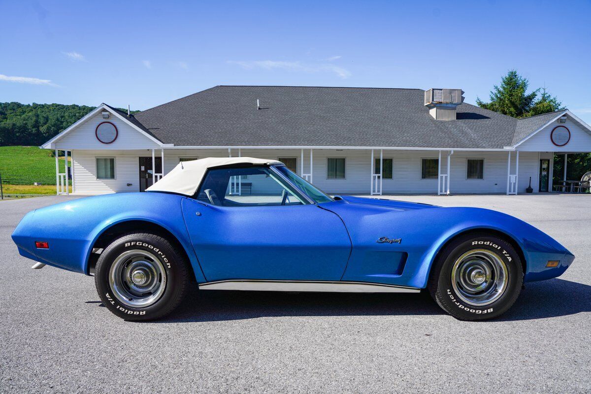 Chevrolet-Corvette-Cabriolet-1974-Blue-Gray-164538-8