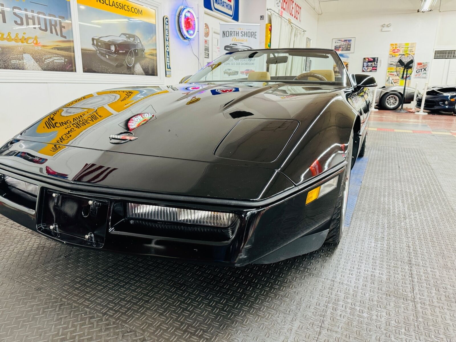 Chevrolet-Corvette-Cabriolet-1986-Black-Tan-169868-19