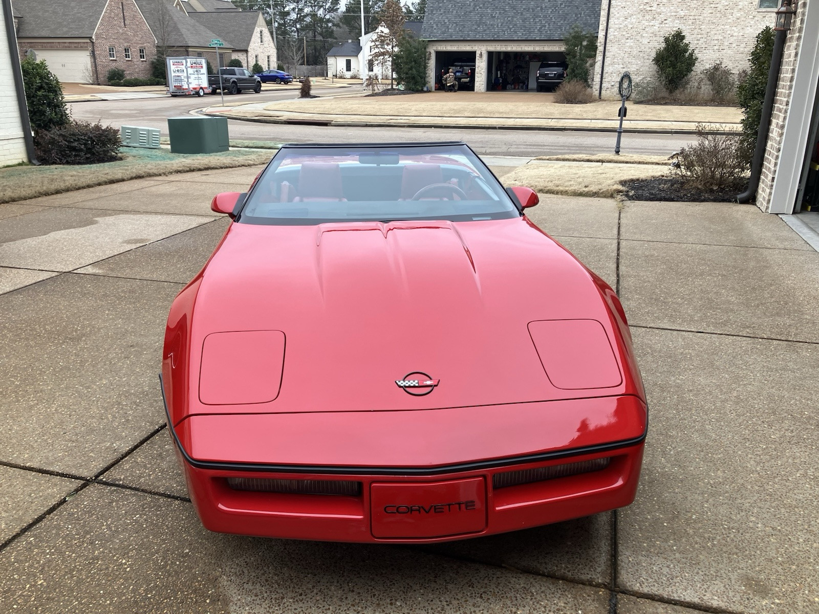 Chevrolet-Corvette-Cabriolet-1986-Red-Red-189903-5