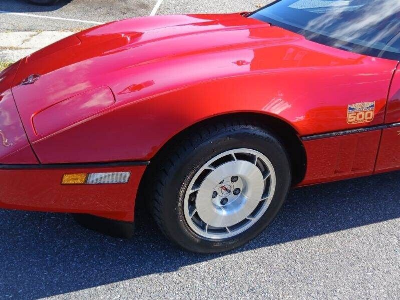 Chevrolet-Corvette-Cabriolet-1986-Red-Red-32187-2