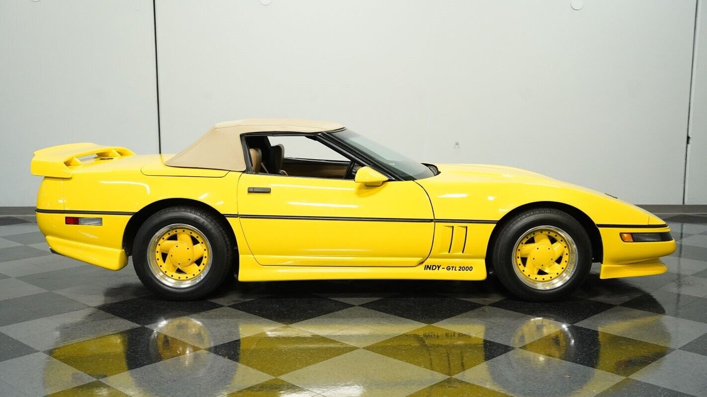 Chevrolet-Corvette-Cabriolet-1987-Yellow-Tan-87403-12