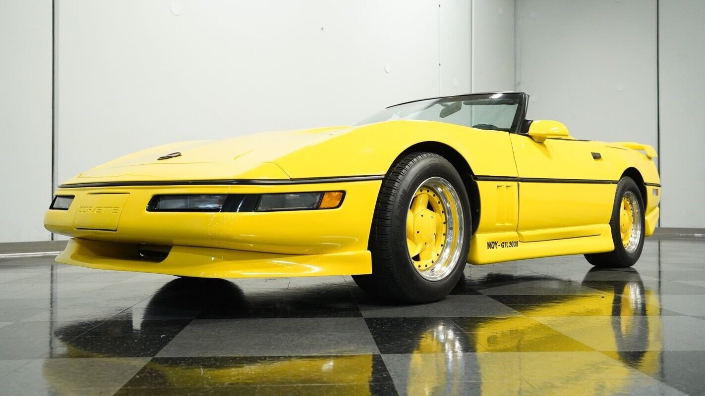 Chevrolet-Corvette-Cabriolet-1987-Yellow-Tan-87403-19