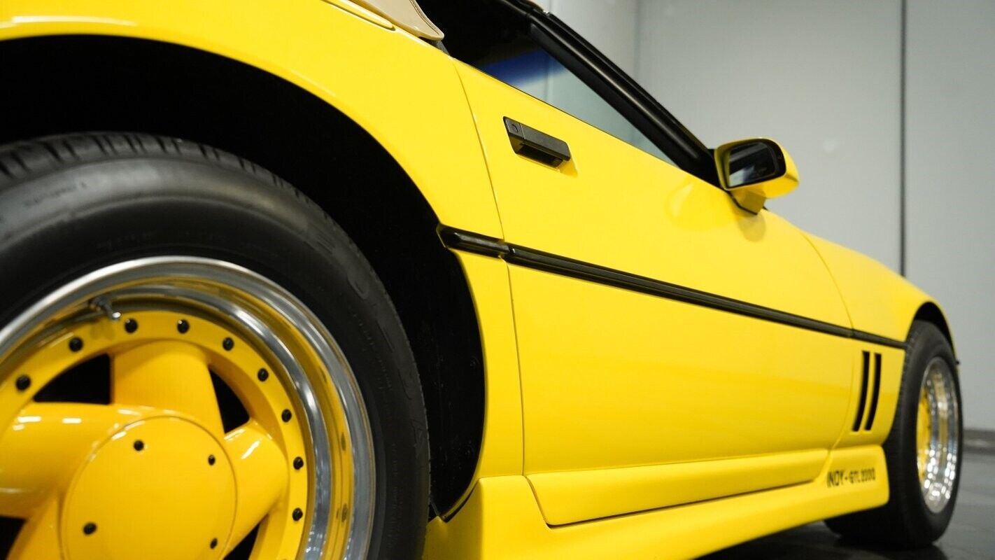 Chevrolet-Corvette-Cabriolet-1987-Yellow-Tan-87403-25