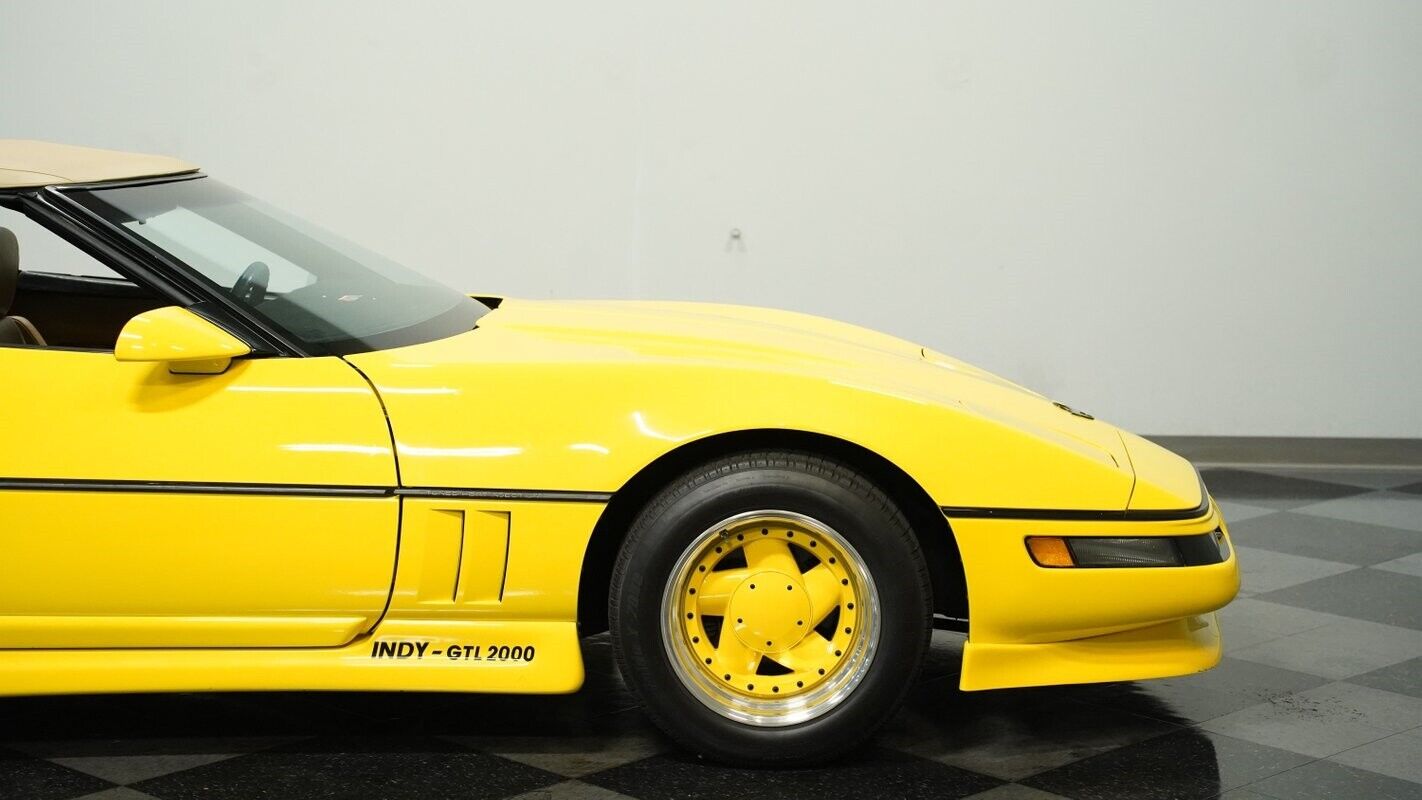 Chevrolet-Corvette-Cabriolet-1987-Yellow-Tan-87403-27