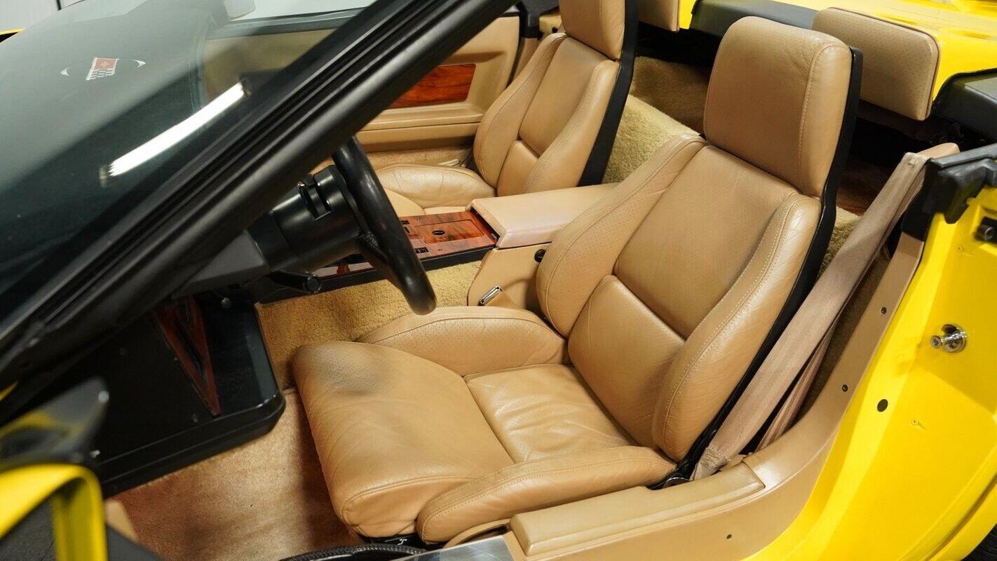 Chevrolet-Corvette-Cabriolet-1987-Yellow-Tan-87403-39