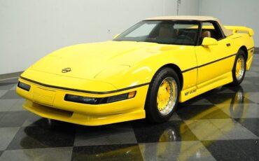 Chevrolet-Corvette-Cabriolet-1987-Yellow-Tan-87403-5