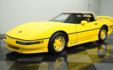 Chevrolet-Corvette-Cabriolet-1987-Yellow-Tan-87403-6