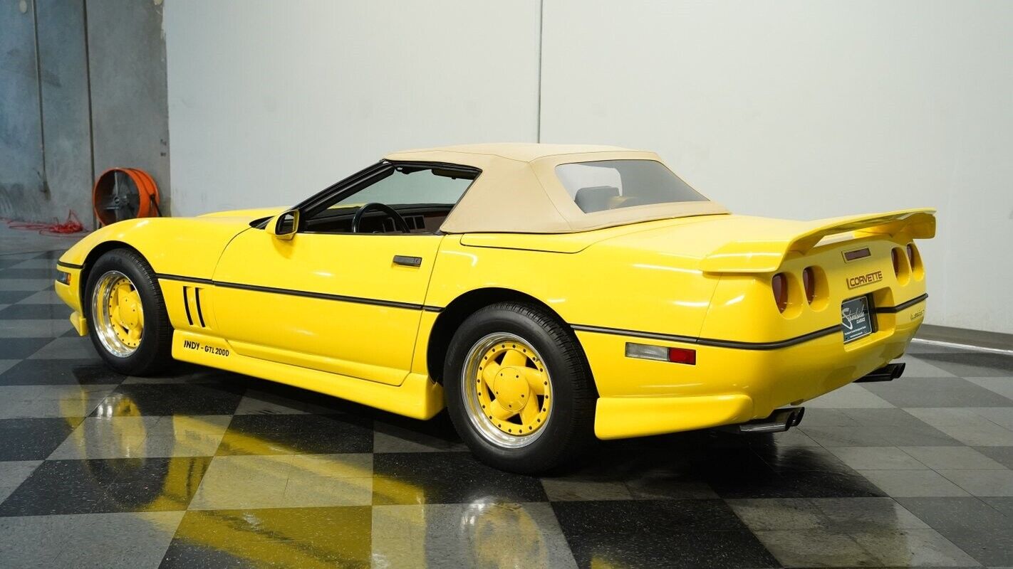 Chevrolet-Corvette-Cabriolet-1987-Yellow-Tan-87403-7