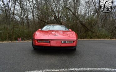 Chevrolet-Corvette-Cabriolet-1990-Red-Red-128031-4