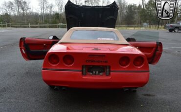 Chevrolet-Corvette-Cabriolet-1990-Red-Red-128031-7