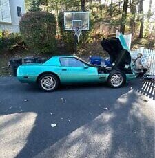 Chevrolet-Corvette-Cabriolet-1991-Teal-Black-96561-3