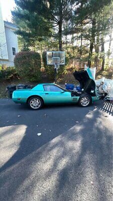 Chevrolet-Corvette-Cabriolet-1991-Teal-Black-96561-3