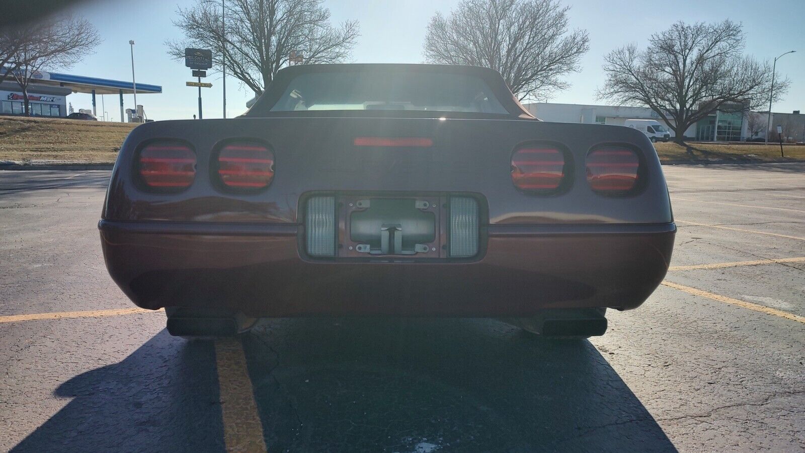 Chevrolet-Corvette-Cabriolet-1993-Burgundy-Burgundy-106994-5